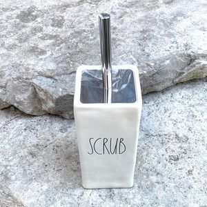 Rae Dunn SCRUB Toilet Brush Bathroom Accessory